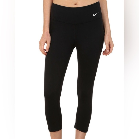 Nike Pants - New With Tags! NIKE [S] Women's LEGEND Tight Fit Yoga/Gym Capris-Black 55214